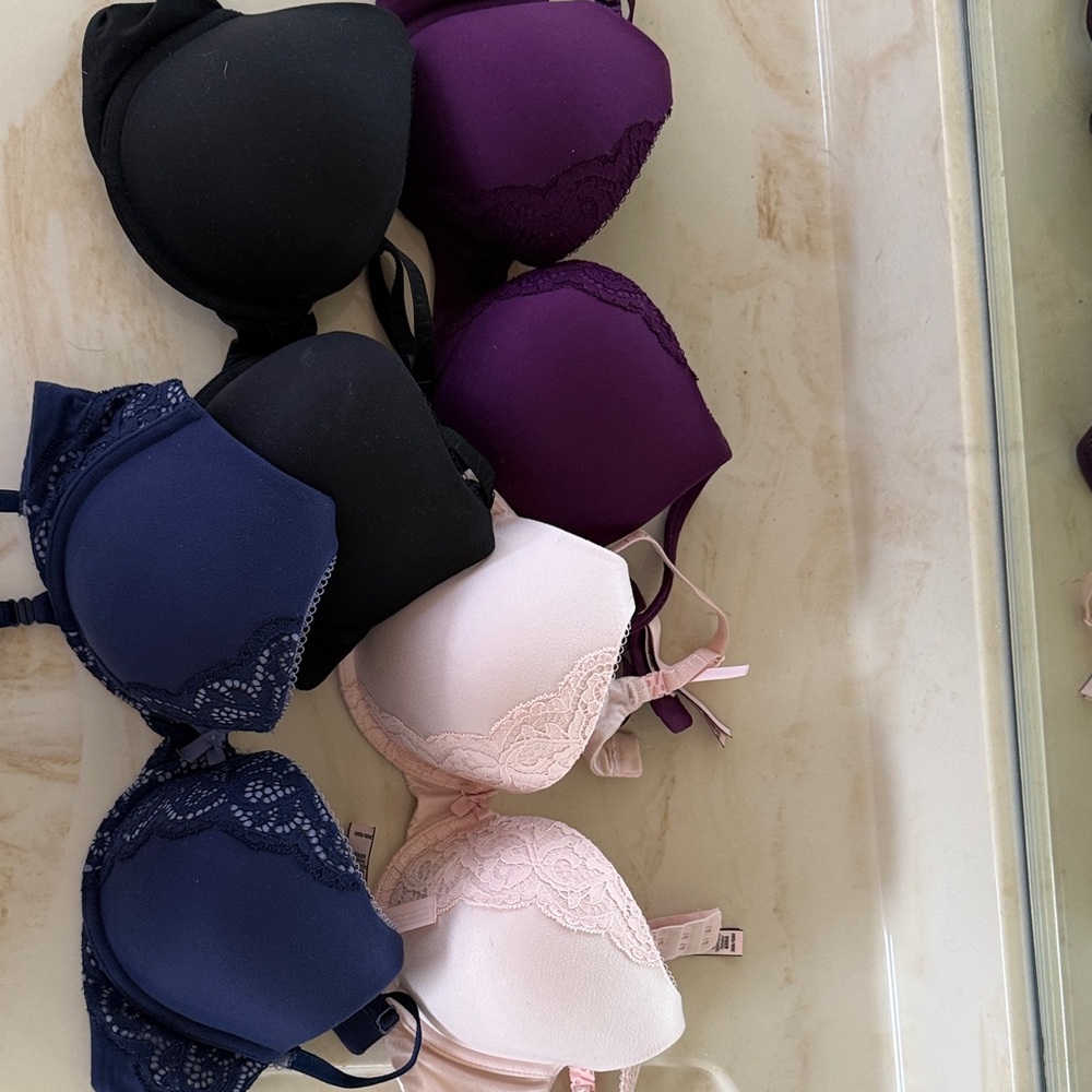 Body by Victoria Perfect Shape Sz 36B- Black, Purple, Blue, Pink